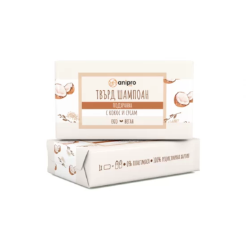 Anipro  Твърд подхранващ шампоан с кокос и сусам 60 г