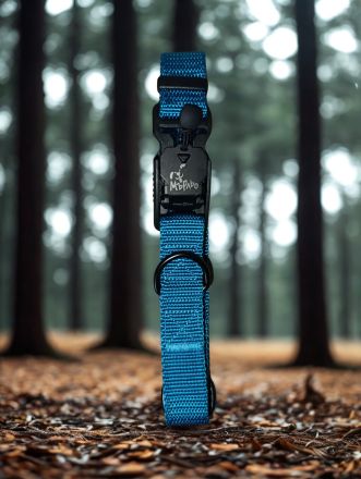 Нашийник с повод Тактикал син - М