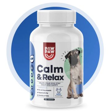 Хр. добавка Calm Relax 90 табл куче Натурално спокойствие без сънливост