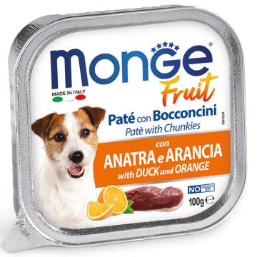 Monge Dog fruit - патица и портокал 100 г