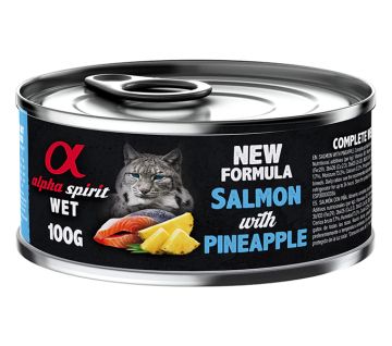 Alpha Spirit cat 100gr сьомга с ананас