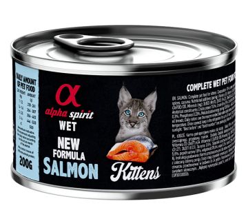 Alpha Spirit cat 200gr сьомга за котенца