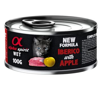 Alpha Spirit cat 100gr свинско с жълти яб