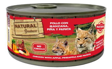 Nat Gr 185 g Пиле с ябълка,ананас и папая
