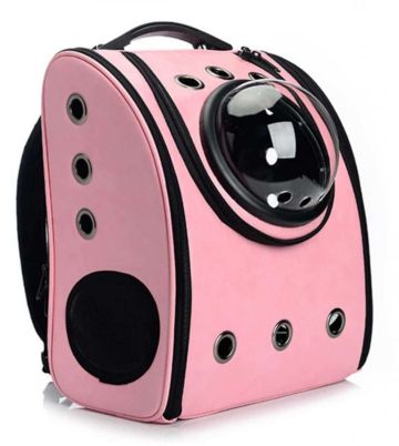 Чанта Миньон  42х31х28 черна, розов