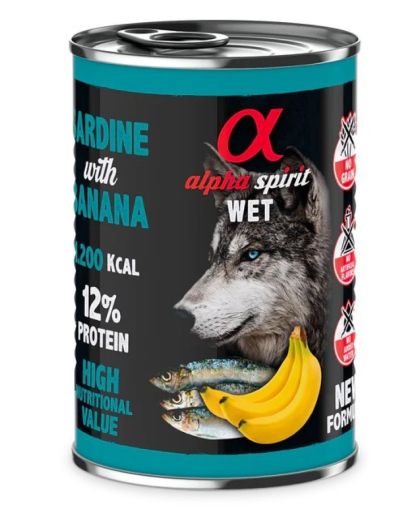 Alpha Spirit 400 g сардини с банан