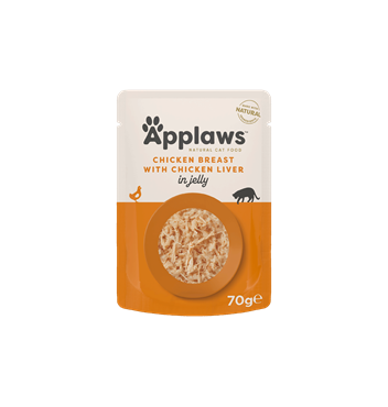 Applaws  Пауч - пиле  и пилешки дроб в желе