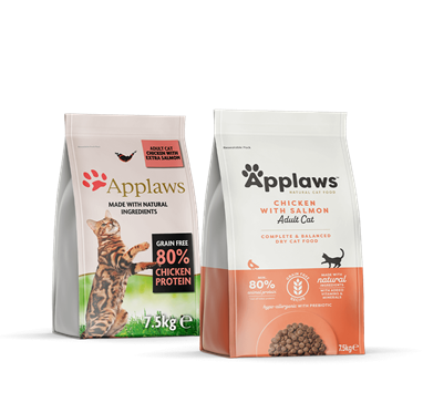 Applaws 7,5 kg 80%  сьомга и пиле