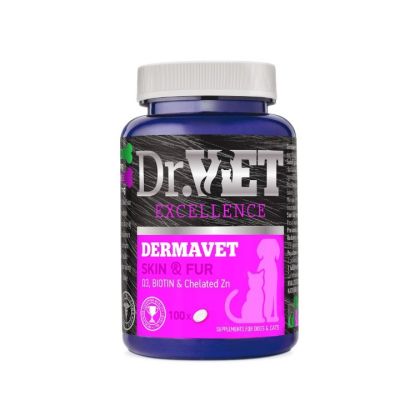 За перфектна кожа и козина Dermavet 100 табл.