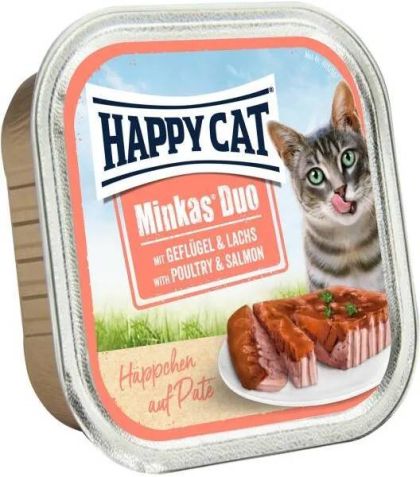 Happy cat - пастет пиле и сьомга 100 g