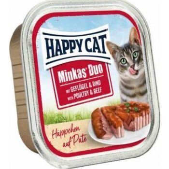 Happy cat - пастет говеждо и пилешко 100 g
