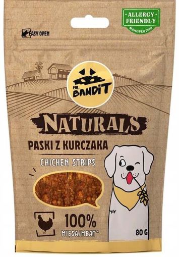 Bandit naturals stripes 80g chicken
