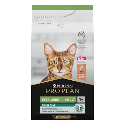 Pro Plan STERILISED котки до 1г сьомга 1,5кг