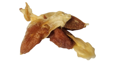 Заешки уши с пилешко