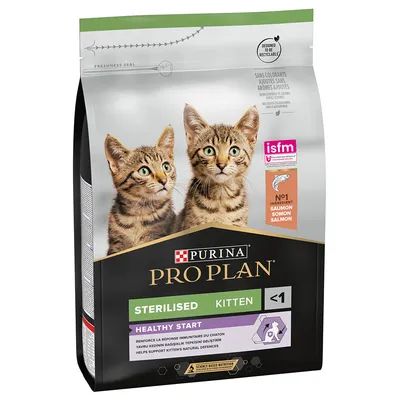 Pro Plan STERILISED котка сьомга 1,5кг