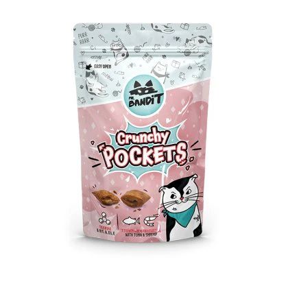 Bandit crunchy pockets 40g tuna i shrimp