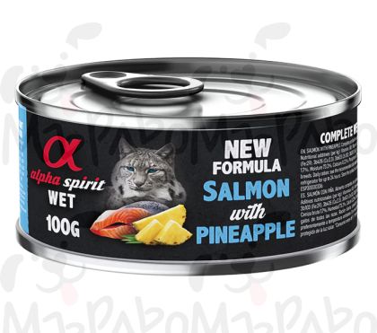 Alpha Spirit cat 100gr сьомга с ананас