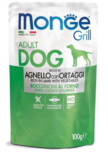 Пауч Monge dog gril 100g агнешко