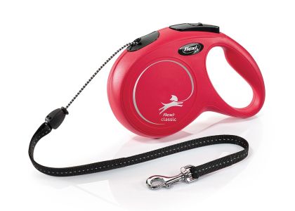 Flexi Classic Long Medium червен - 8 м до 20 кг