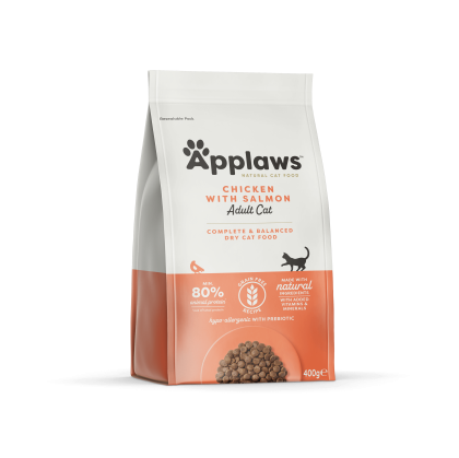 Applaws  400 g 80%  сьомга и пиле