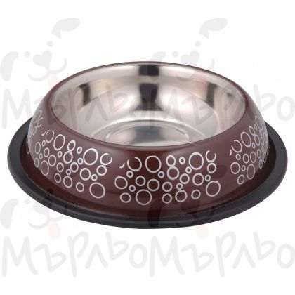 Метална купа кафява 15.5 см., 0.2 л.