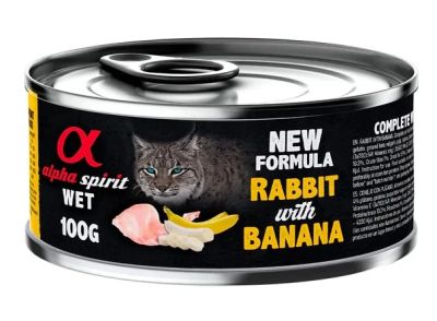 Alpha Spirit cat 100gr заек с банан