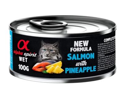 Alpha Spirit cat 100gr сьомга с ананас