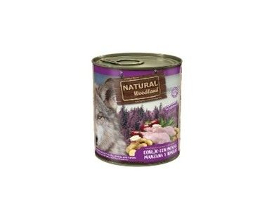 Natural Wood 400 g  конс, за куче заек с карт