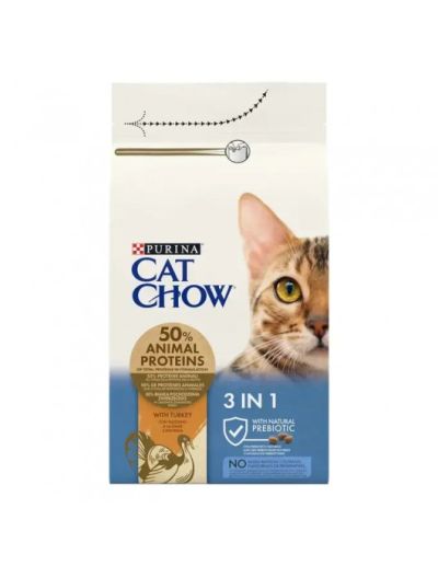 Cat Chow feline 3in1 15кг