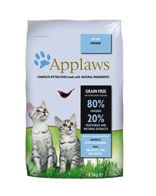 Applaws Kitten  7,5 kg 80% пиле