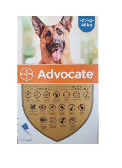 Адвокейт куче до 40кг