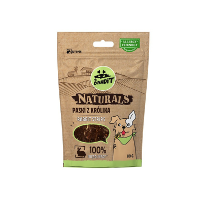 Bandit naturals stripes 80g rabbit