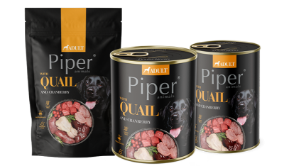 Piper с пъдпъдък и боровинки 