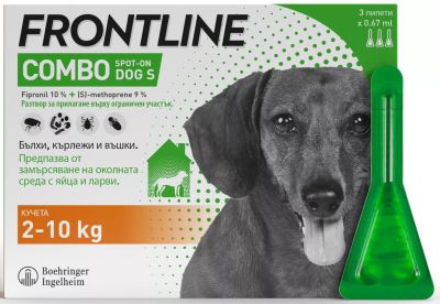 Фронтлайн комбо 2-10 кг - спот он