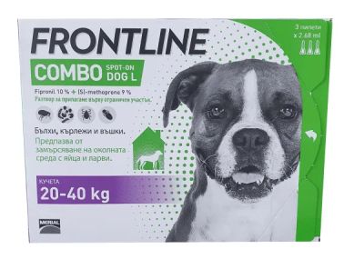 Фронтлайн комбо 20 - 40 кг - спот он