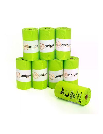 Компост. торбички, ПВЦ опак.50х15бр., 34х23см.