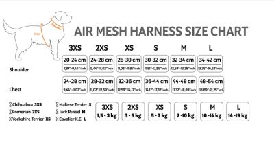 Мек нагръдник за кучета My Dog Air mesh  25мм. сив