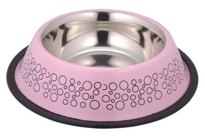 Метална купа  19 см, 0.4 л. anipro розова