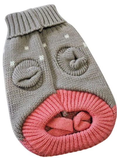 Коледен пуловер апликация коте