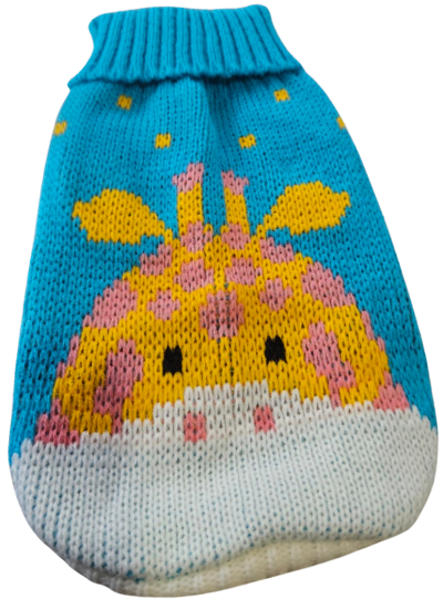 Коледен пуловер апликация жираф