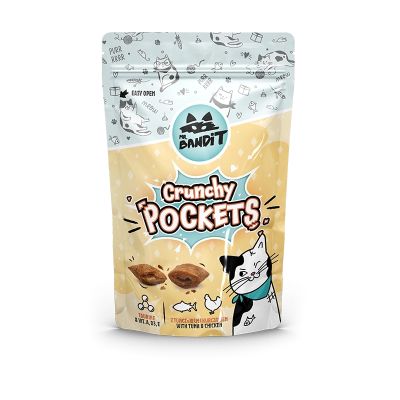 Bandit crunchy pockets 40g tuna i chicken