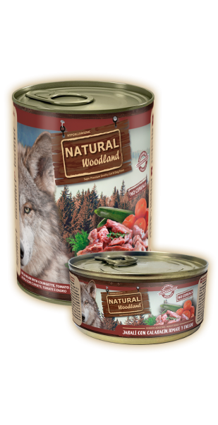 Natural Wood 400 g конс, за куче  диво прасе