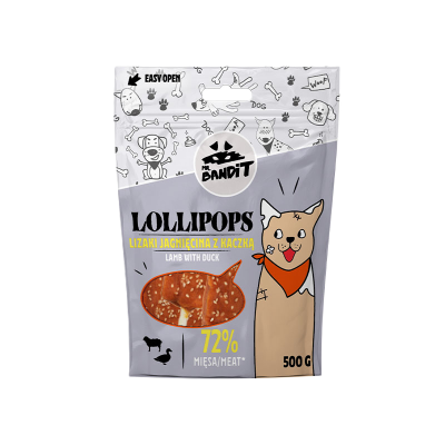 Bandit lollipops lamb with duck 500 g