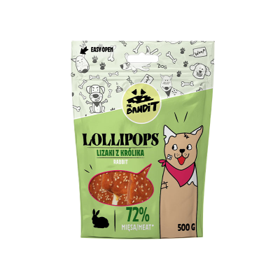 Bandit lollipops rabbit 500 g