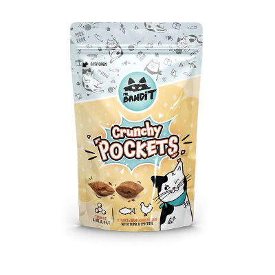 Bandit crunchy pockets 40g tuna i chicken