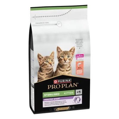Pro Plan STERILISED котки до 1г сьомга 1,5кг