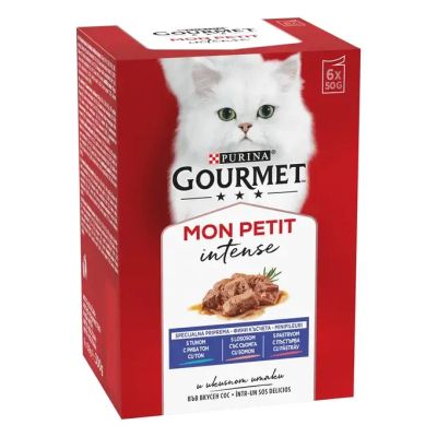 Gourmet mon petit три вида риба 50г пауч