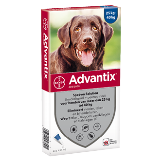 Адвантикс спот-он куче до 40кг