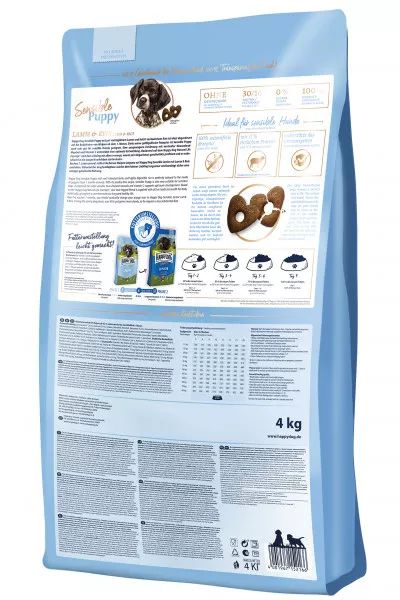 Happy Dog 1 kg Сензитив Пъпи със Сьомга