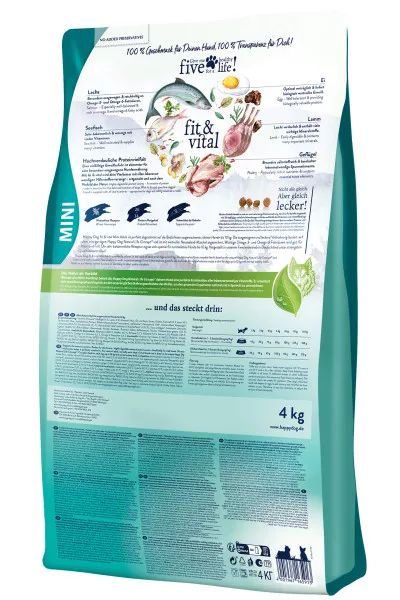 Happy Dog  F/V   0.8 kg възрастни - дребни породи